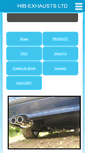 Mobile Screenshot of hibexhausts.com